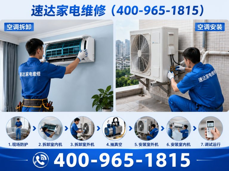 温州空调拆装展示图